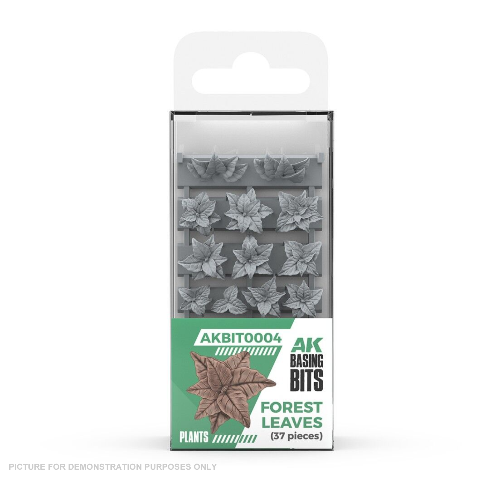 AK Interactive - Basing Bits - Forest Leaves - 35 Pieces